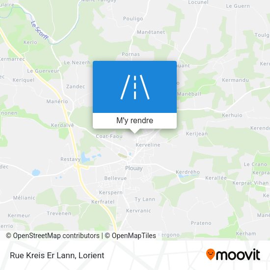 Rue Kreis Er Lann plan