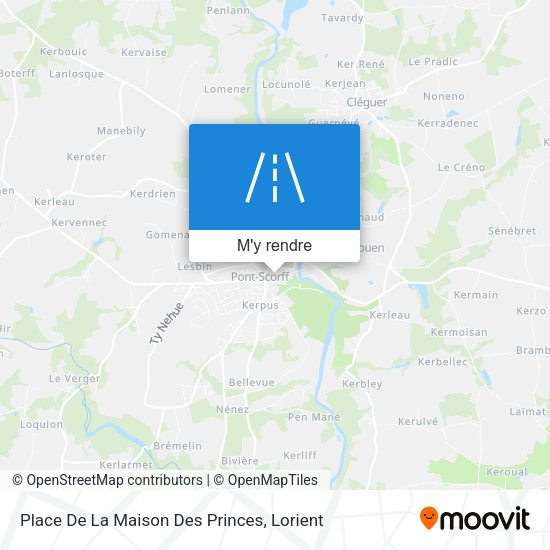 Place De La Maison Des Princes plan