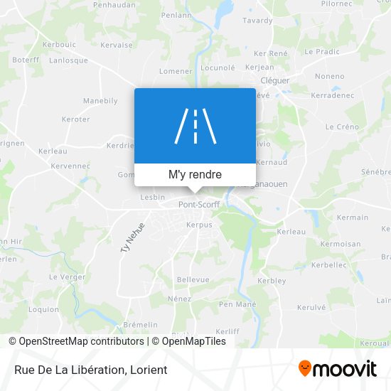Rue De La Libération plan