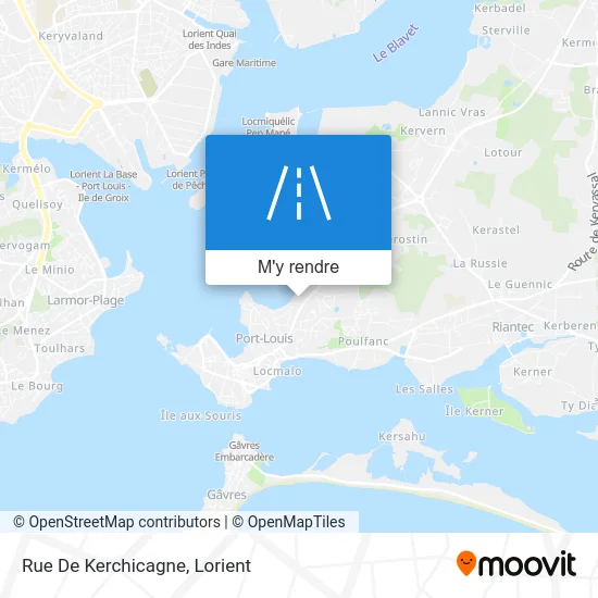 Rue De Kerchicagne plan