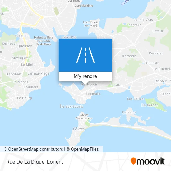 Rue De La Digue plan