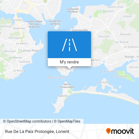 Rue De La Paix Prolongée plan