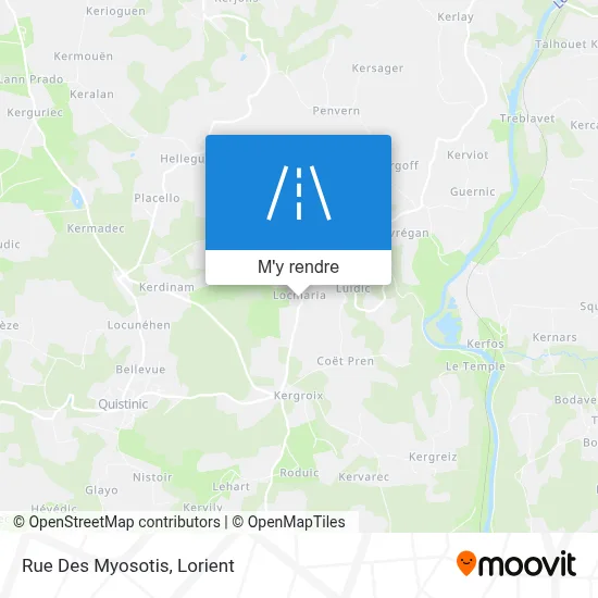 Rue Des Myosotis plan