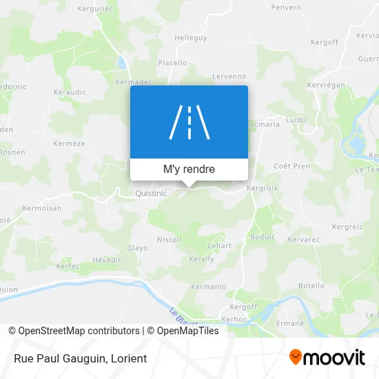 Rue Paul Gauguin plan