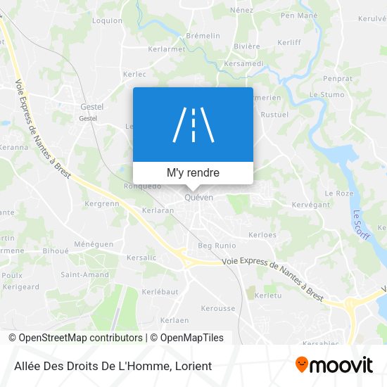 Allée Des Droits De L'Homme plan