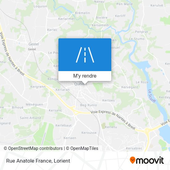 Rue Anatole France plan