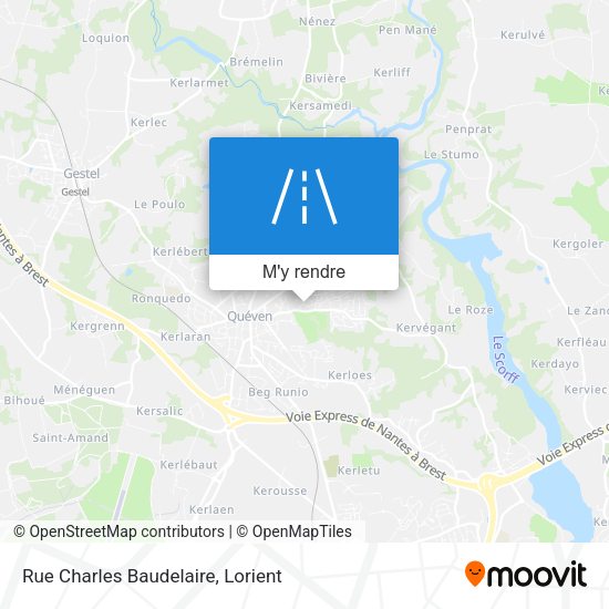 Rue Charles Baudelaire plan