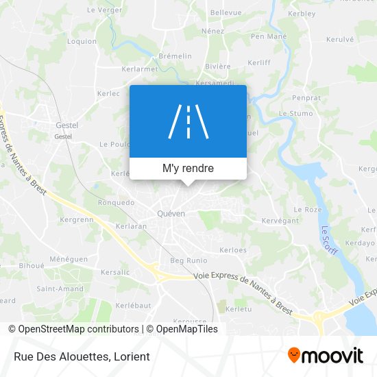 Rue Des Alouettes plan