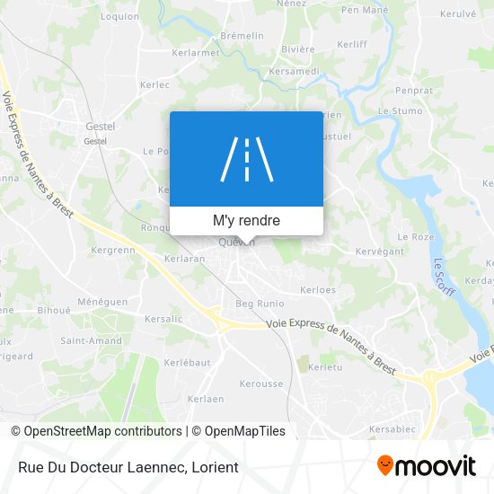 Rue Du Docteur Laennec plan