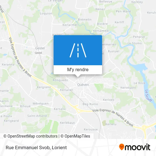 Rue Emmanuel Svob plan