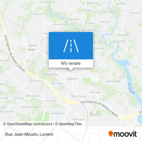 Rue Jean Moulin plan