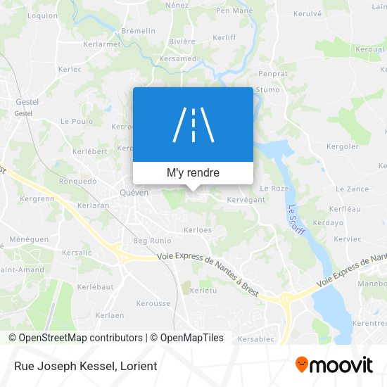 Rue Joseph Kessel plan