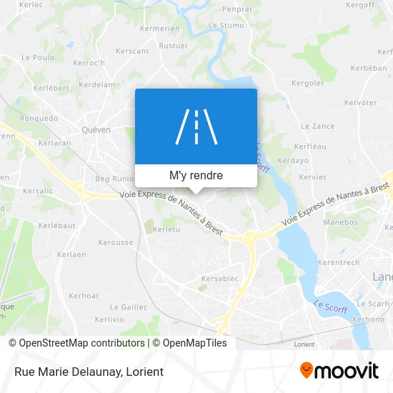 Rue Marie Delaunay plan