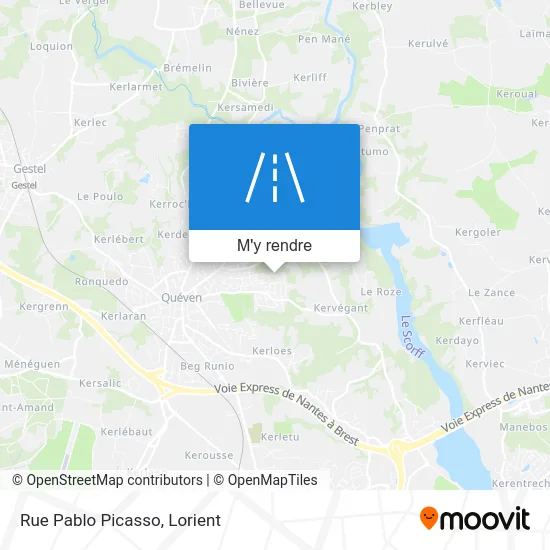 Rue Pablo Picasso plan