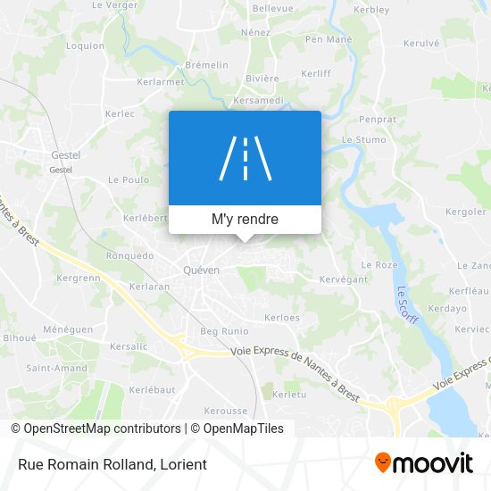 Rue Romain Rolland plan