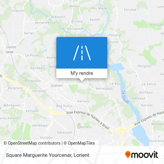 Square Marguerite Yourcenar plan