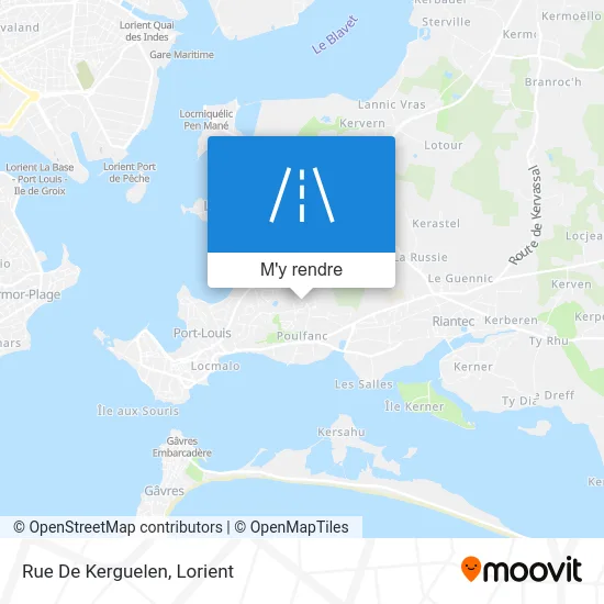 Rue De Kerguelen plan