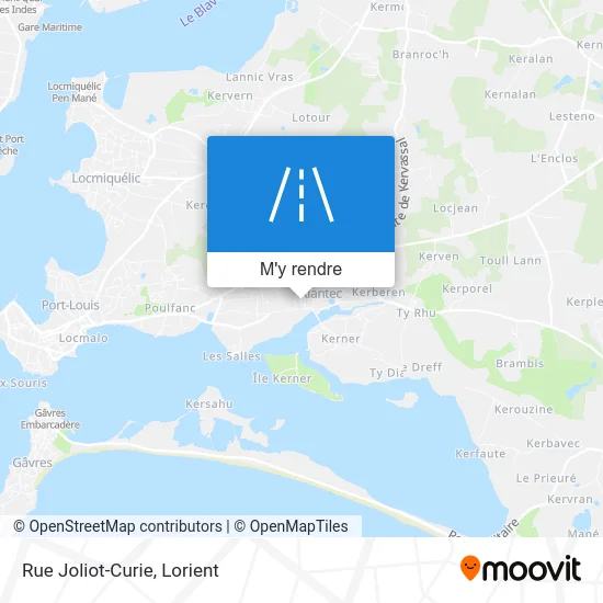 Rue Joliot-Curie plan