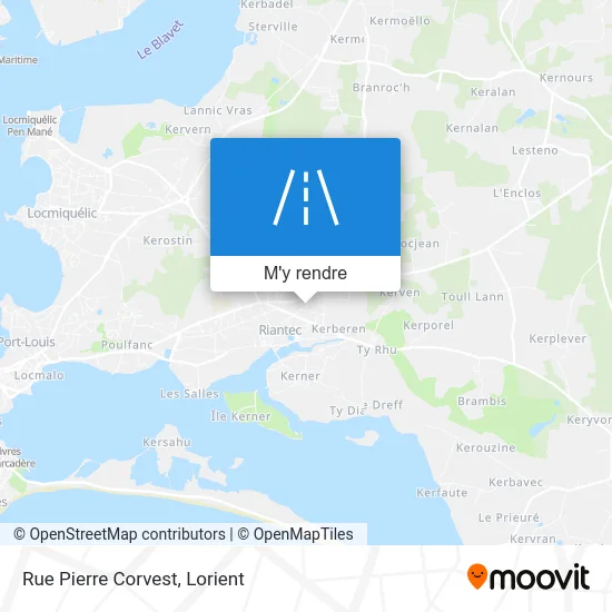 Rue Pierre Corvest plan