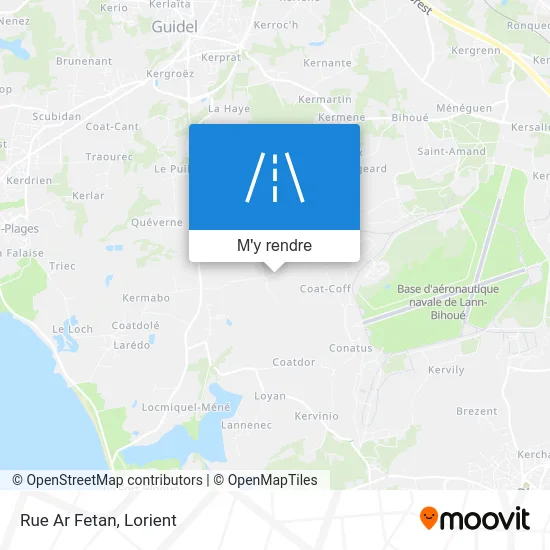 Rue Ar Fetan plan