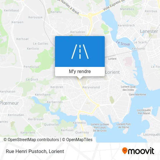 Rue Henri Pustoch plan