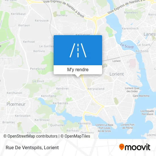 Rue De Ventspils plan