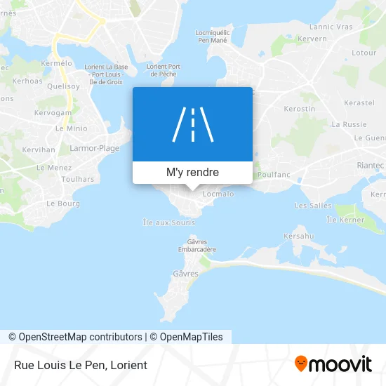 Rue Louis Le Pen plan