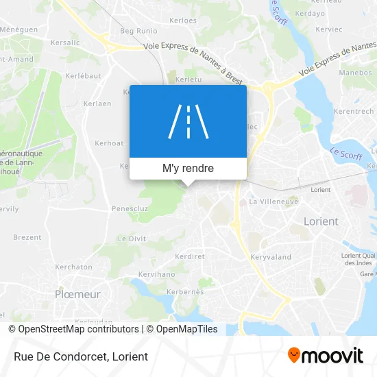 Rue De Condorcet plan