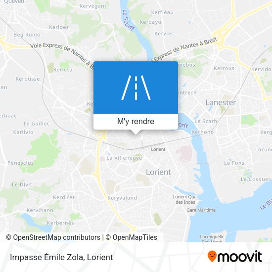 Impasse Émile Zola plan