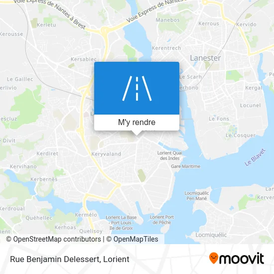 Rue Benjamin Delessert plan