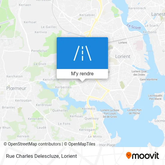 Rue Charles Delescluze plan