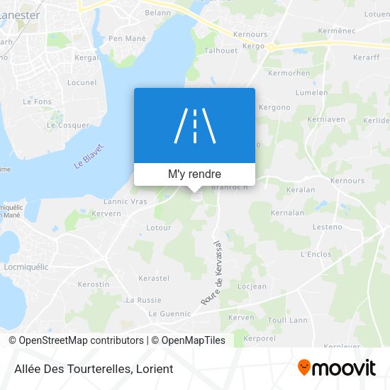 Allée Des Tourterelles plan