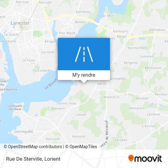 Rue De Sterville plan