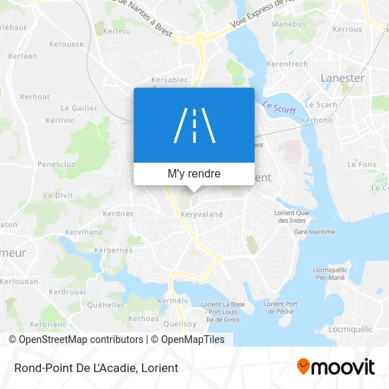 Rond-Point De L'Acadie plan