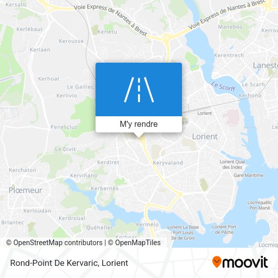 Rond-Point De Kervaric plan