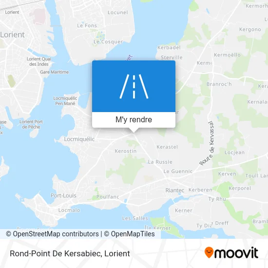 Rond-Point De Kersabiec plan