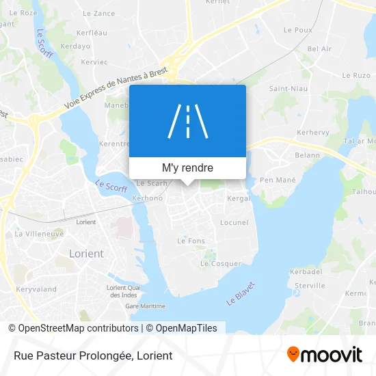 Rue Pasteur Prolongée plan