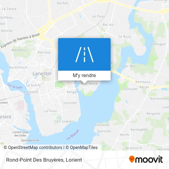 Rond-Point Des Bruyères plan