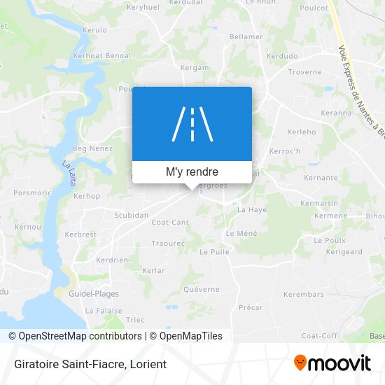 Giratoire Saint-Fiacre plan