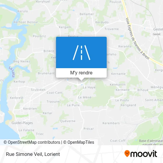 Rue Simone Veil plan