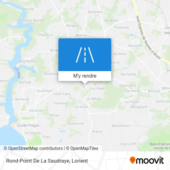 Rond-Point De La Saudraye plan