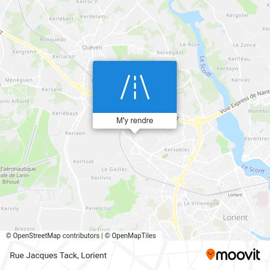 Rue Jacques Tack plan