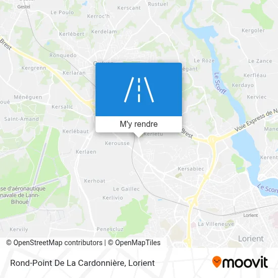 Rond-Point De La Cardonnière plan
