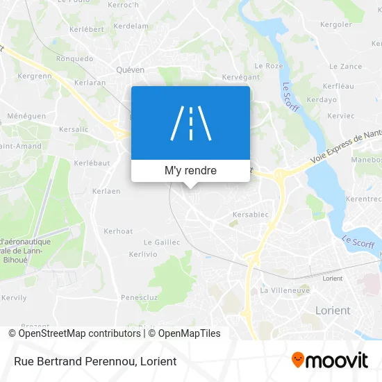 Rue Bertrand Perennou plan