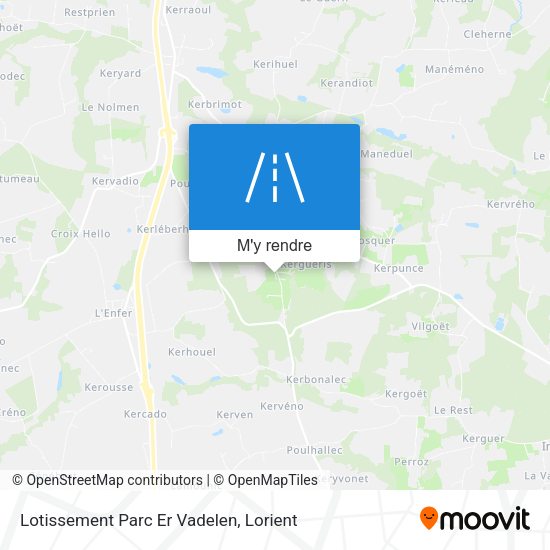 Lotissement Parc Er Vadelen plan