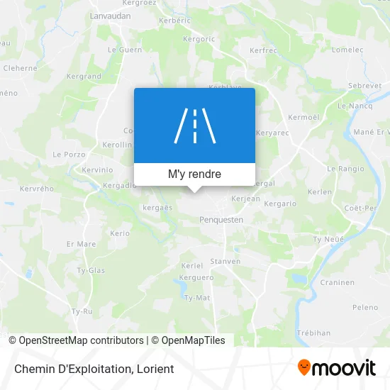 Chemin D'Exploitation plan