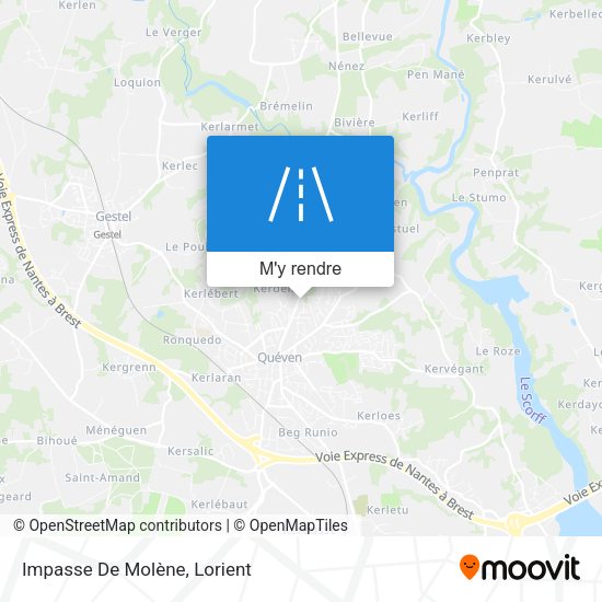 Impasse De Molène plan