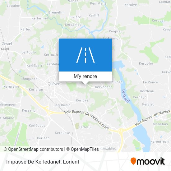 Impasse De Kerledanet plan