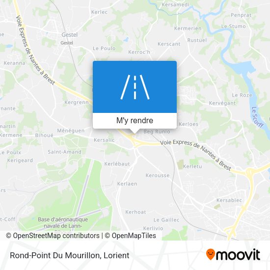 Rond-Point Du Mourillon plan