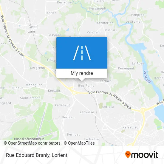 Rue Edouard Branly plan